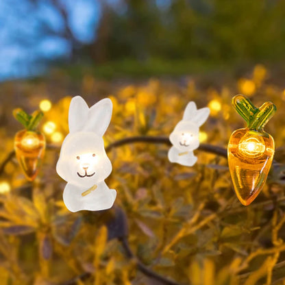 3M New Easter Lights String Led Easter Eggs Bunny Chick Fairy Lights Garland Decorations for Home Easter Party Decoration 2024