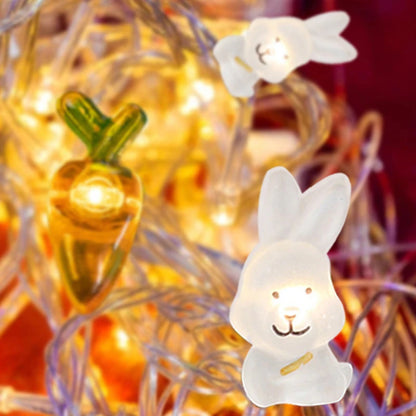 3M New Easter Lights String Led Easter Eggs Bunny Chick Fairy Lights Garland Decorations for Home Easter Party Decoration 2024